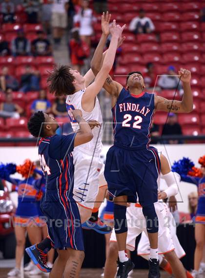 Thumbnail 1 in Findlay Prep vs. Bishop Gorman (Findlay Big City Showcase) photogallery.
