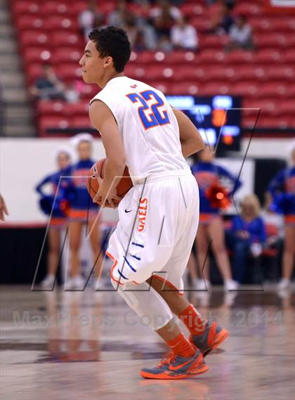 Thumbnail 2 in Findlay Prep vs. Bishop Gorman (Findlay Big City Showcase) photogallery.