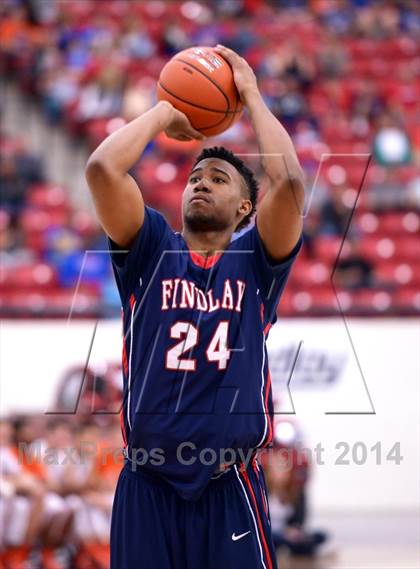 Thumbnail 2 in Findlay Prep vs. Bishop Gorman (Findlay Big City Showcase) photogallery.