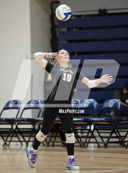 Thumbnail 1 in Clarkston vs. L'Anse Creuse North (MHSAA D1 Quarterfinal) photogallery.