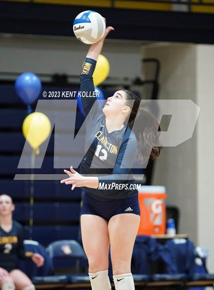 Thumbnail 3 in Clarkston vs. L'Anse Creuse North (MHSAA D1 Quarterfinal) photogallery.