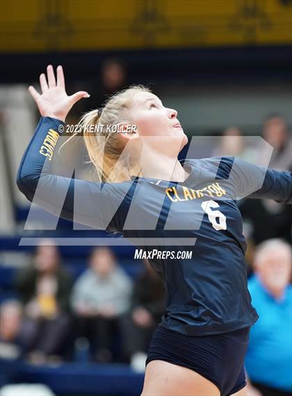 Thumbnail 2 in Clarkston vs. L'Anse Creuse North (MHSAA D1 Quarterfinal) photogallery.