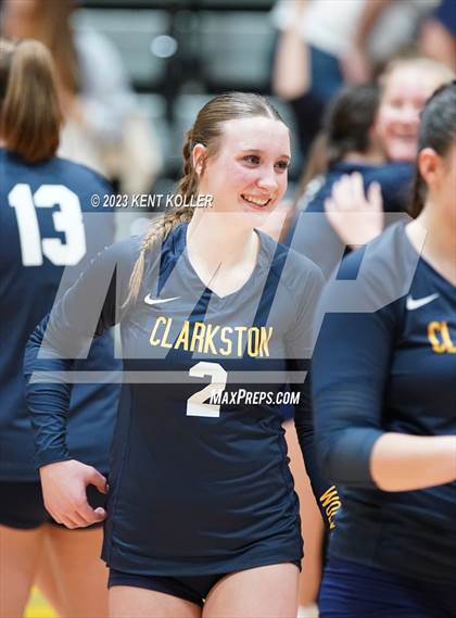 Thumbnail 2 in Clarkston vs. L'Anse Creuse North (MHSAA D1 Quarterfinal) photogallery.