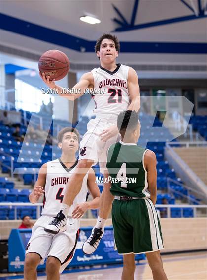 Thumbnail 3 in Strake Jesuit vs. Churchill (NISD/NEISD Tournament) photogallery.