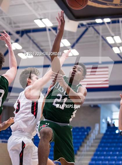 Thumbnail 1 in Strake Jesuit vs. Churchill (NISD/NEISD Tournament) photogallery.