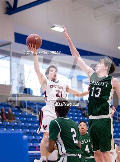 Thumbnail 3 in Strake Jesuit vs. Churchill (NISD/NEISD Tournament) photogallery.