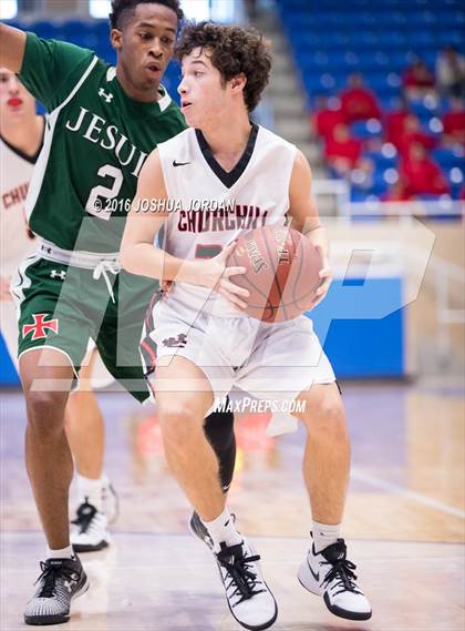 Thumbnail 1 in Strake Jesuit vs. Churchill (NISD/NEISD Tournament) photogallery.