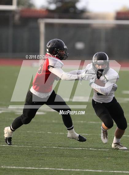Thumbnail 3 in St. Bernard's @ Salesian College Preparatory (CIF NCS D4 Semifinal Playoff) photogallery.