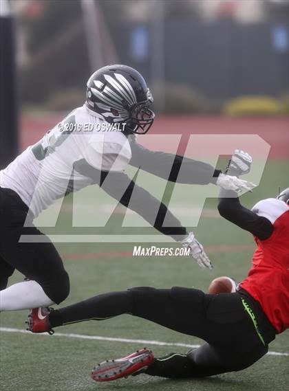 Thumbnail 2 in St. Bernard's @ Salesian College Preparatory (CIF NCS D4 Semifinal Playoff) photogallery.