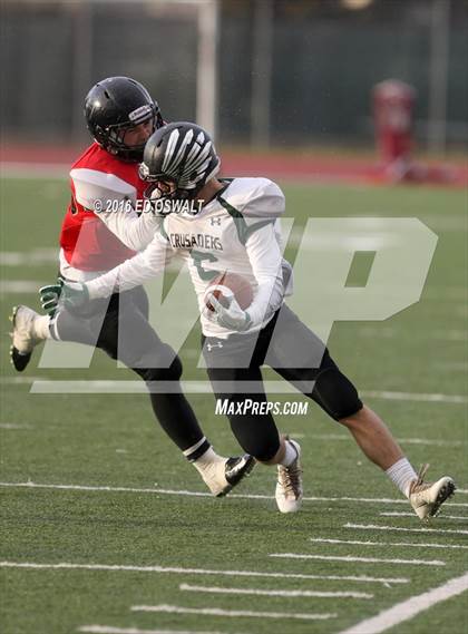 Thumbnail 1 in St. Bernard's @ Salesian College Preparatory (CIF NCS D4 Semifinal Playoff) photogallery.
