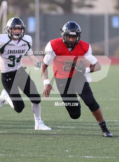 Thumbnail 3 in St. Bernard's @ Salesian College Preparatory (CIF NCS D4 Semifinal Playoff) photogallery.