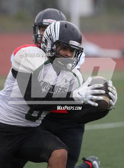 Thumbnail 3 in St. Bernard's @ Salesian College Preparatory (CIF NCS D4 Semifinal Playoff) photogallery.