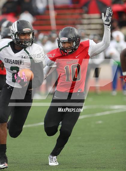 Thumbnail 3 in St. Bernard's @ Salesian College Preparatory (CIF NCS D4 Semifinal Playoff) photogallery.