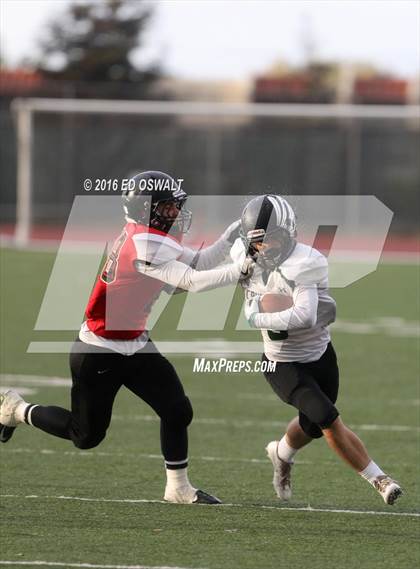 Thumbnail 1 in St. Bernard's @ Salesian College Preparatory (CIF NCS D4 Semifinal Playoff) photogallery.
