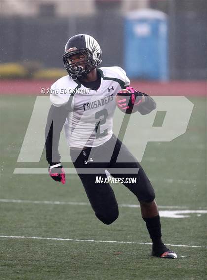 Thumbnail 2 in St. Bernard's @ Salesian College Preparatory (CIF NCS D4 Semifinal Playoff) photogallery.