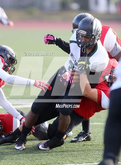 Thumbnail 3 in St. Bernard's @ Salesian College Preparatory (CIF NCS D4 Semifinal Playoff) photogallery.