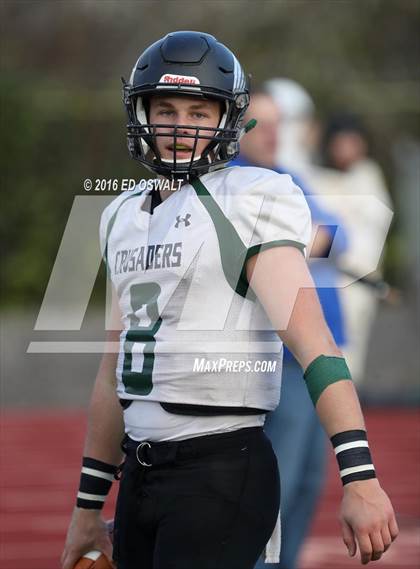 Thumbnail 3 in St. Bernard's @ Salesian College Preparatory (CIF NCS D4 Semifinal Playoff) photogallery.
