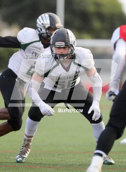 Thumbnail 2 in St. Bernard's @ Salesian College Preparatory (CIF NCS D4 Semifinal Playoff) photogallery.