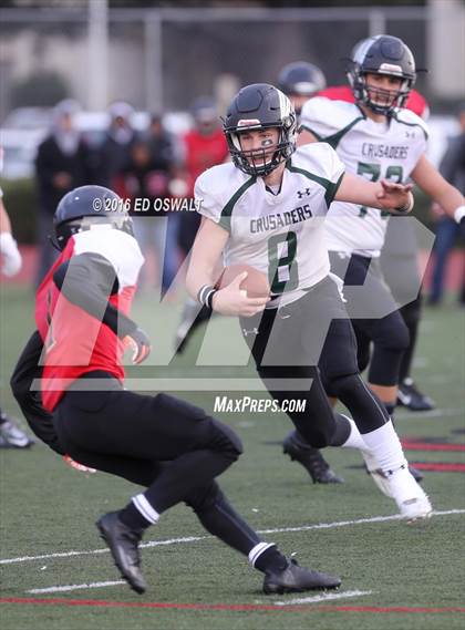 Thumbnail 3 in St. Bernard's @ Salesian College Preparatory (CIF NCS D4 Semifinal Playoff) photogallery.
