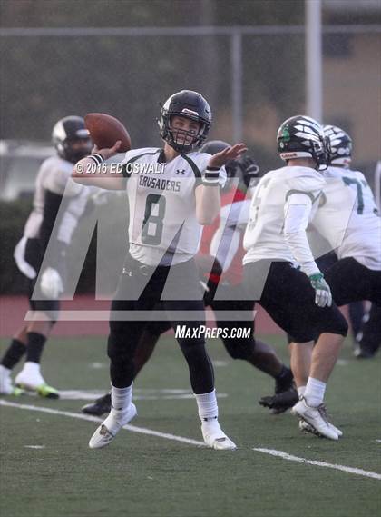 Thumbnail 1 in St. Bernard's @ Salesian College Preparatory (CIF NCS D4 Semifinal Playoff) photogallery.