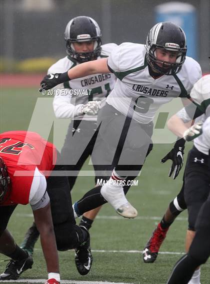 Thumbnail 1 in St. Bernard's @ Salesian College Preparatory (CIF NCS D4 Semifinal Playoff) photogallery.