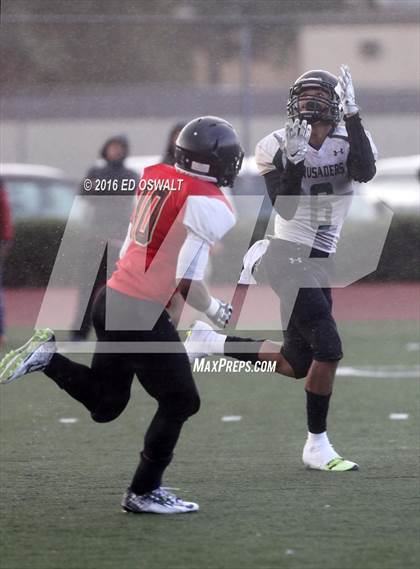 Thumbnail 3 in St. Bernard's @ Salesian College Preparatory (CIF NCS D4 Semifinal Playoff) photogallery.
