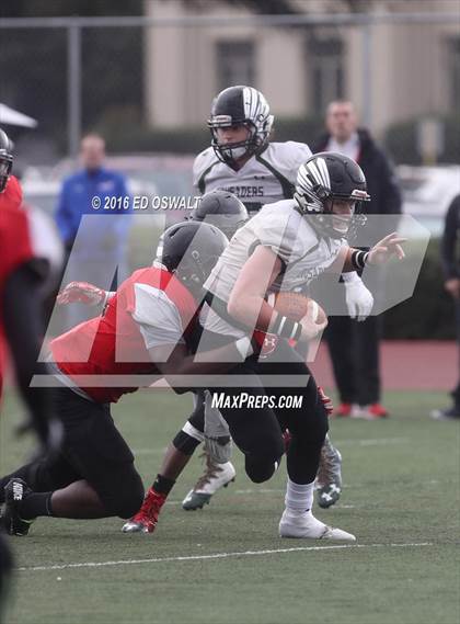 Thumbnail 3 in St. Bernard's @ Salesian College Preparatory (CIF NCS D4 Semifinal Playoff) photogallery.
