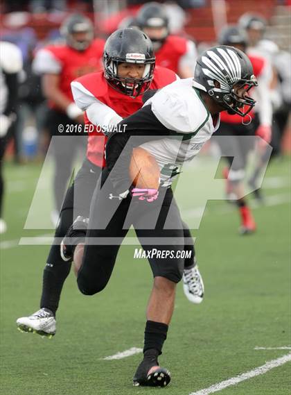 Thumbnail 2 in St. Bernard's @ Salesian College Preparatory (CIF NCS D4 Semifinal Playoff) photogallery.