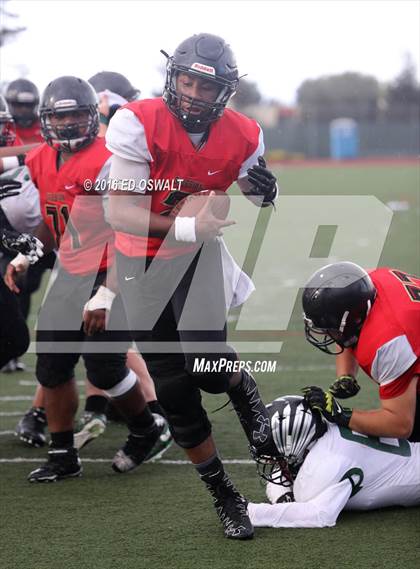 Thumbnail 2 in St. Bernard's @ Salesian College Preparatory (CIF NCS D4 Semifinal Playoff) photogallery.