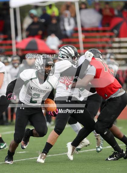 Thumbnail 3 in St. Bernard's @ Salesian College Preparatory (CIF NCS D4 Semifinal Playoff) photogallery.