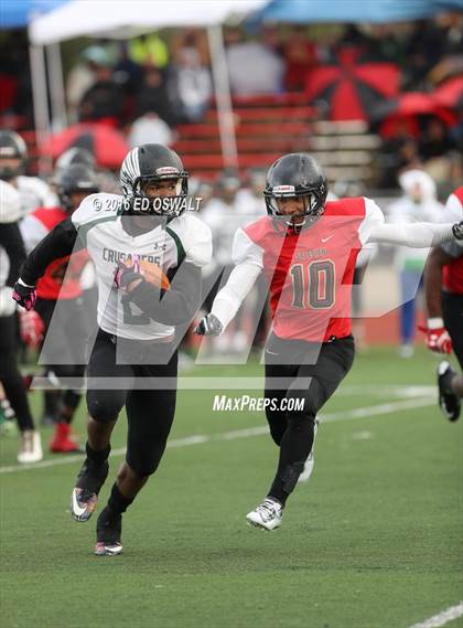 Thumbnail 2 in St. Bernard's @ Salesian College Preparatory (CIF NCS D4 Semifinal Playoff) photogallery.