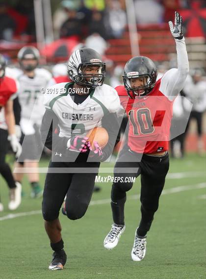 Thumbnail 1 in St. Bernard's @ Salesian College Preparatory (CIF NCS D4 Semifinal Playoff) photogallery.