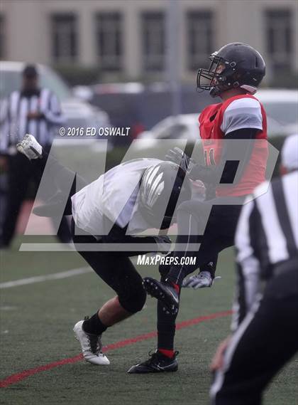 Thumbnail 1 in St. Bernard's @ Salesian College Preparatory (CIF NCS D4 Semifinal Playoff) photogallery.