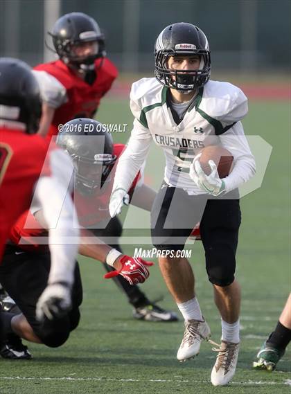 Thumbnail 2 in St. Bernard's @ Salesian College Preparatory (CIF NCS D4 Semifinal Playoff) photogallery.