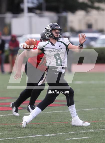 Thumbnail 1 in St. Bernard's @ Salesian College Preparatory (CIF NCS D4 Semifinal Playoff) photogallery.