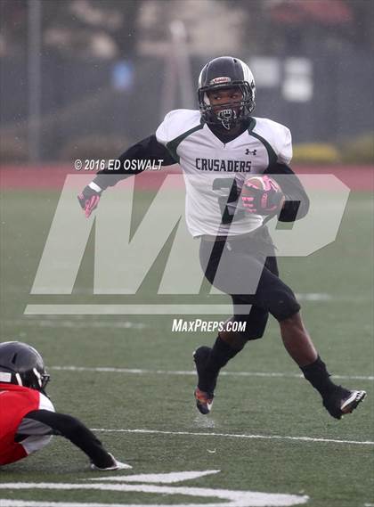 Thumbnail 1 in St. Bernard's @ Salesian College Preparatory (CIF NCS D4 Semifinal Playoff) photogallery.