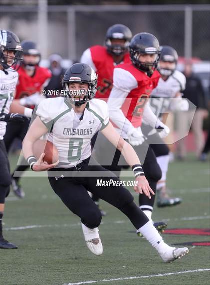 Thumbnail 2 in St. Bernard's @ Salesian College Preparatory (CIF NCS D4 Semifinal Playoff) photogallery.