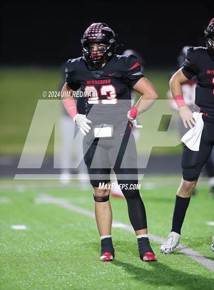 Thumbnail 1 in Palmer @ Winnsboro (UIL Football 3A Area Playoff) photogallery.
