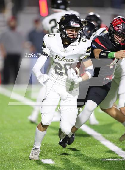 Thumbnail 2 in Palmer @ Winnsboro (UIL Football 3A Area Playoff) photogallery.