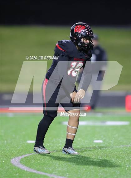 Thumbnail 2 in Palmer @ Winnsboro (UIL Football 3A Area Playoff) photogallery.