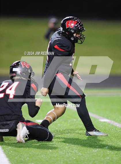 Thumbnail 3 in Palmer @ Winnsboro (UIL Football 3A Area Playoff) photogallery.