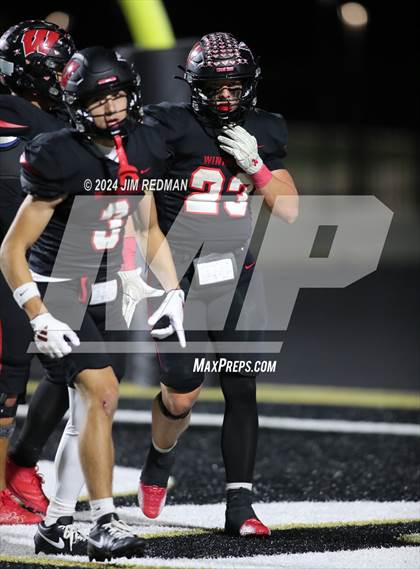 Thumbnail 3 in Palmer @ Winnsboro (UIL Football 3A Area Playoff) photogallery.