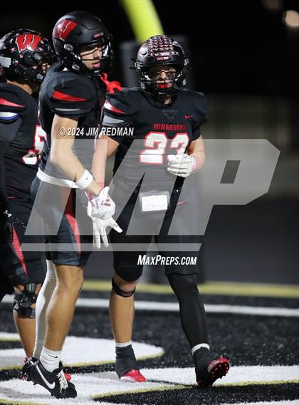 Thumbnail 3 in Palmer @ Winnsboro (UIL Football 3A Area Playoff) photogallery.