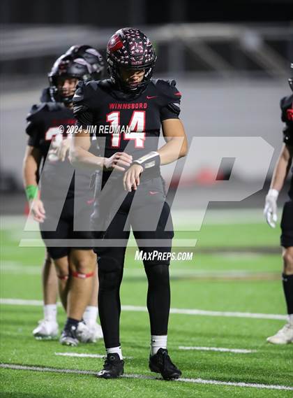Thumbnail 3 in Palmer @ Winnsboro (UIL Football 3A Area Playoff) photogallery.