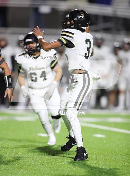 Thumbnail 2 in Palmer @ Winnsboro (UIL Football 3A Area Playoff) photogallery.