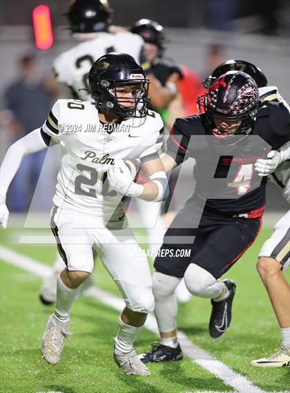 Thumbnail 3 in Palmer @ Winnsboro (UIL Football 3A Area Playoff) photogallery.
