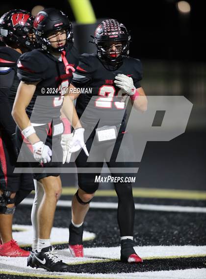 Thumbnail 2 in Palmer @ Winnsboro (UIL Football 3A Area Playoff) photogallery.