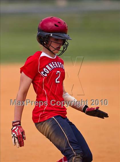 Thumbnail 2 in Cornerstone Christian vs Central Christian (Texas Christian Athletic League State Tournament) photogallery.