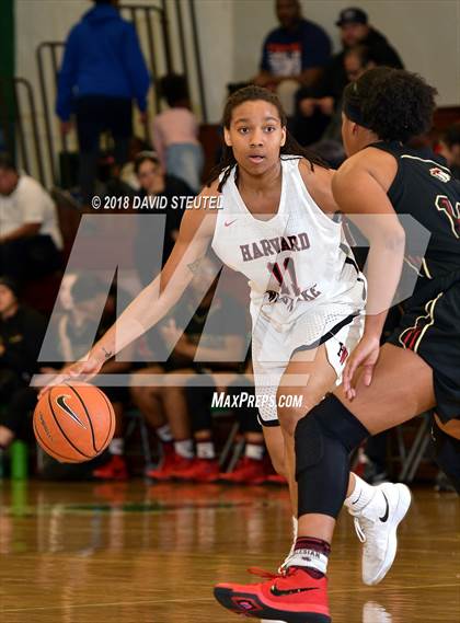 Thumbnail 3 in Salesian College Preparatory vs. Harvard-Westlake (St. Mary's Stockton MLK Showcase) photogallery.