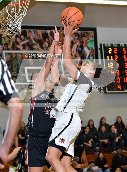 Thumbnail 3 in Salesian College Preparatory vs. Harvard-Westlake (St. Mary's Stockton MLK Showcase) photogallery.